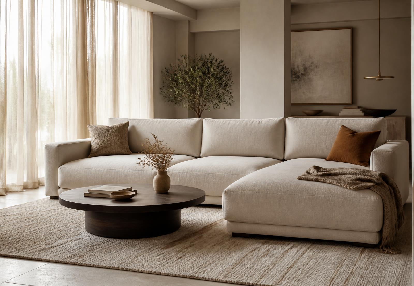 North Heaven living room setting